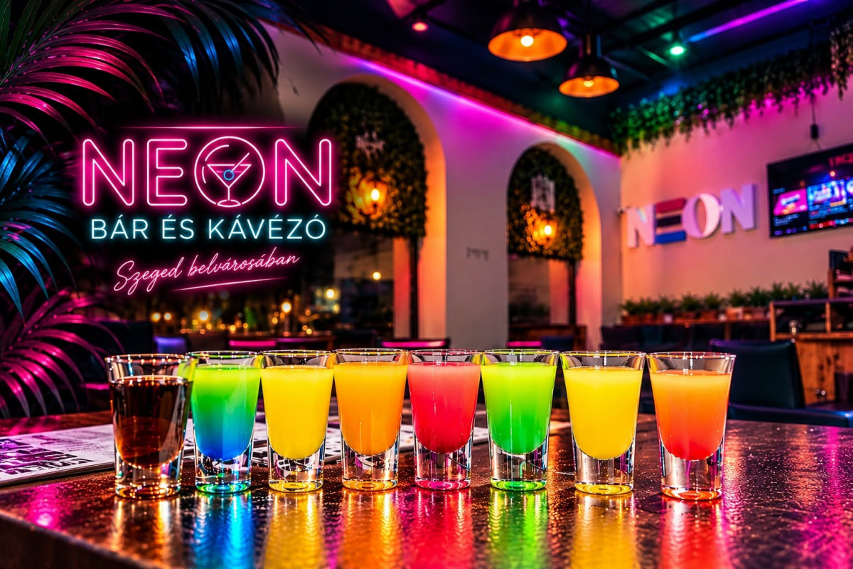 Shot koktélok a Neonban - ízben és árban is verhetetlen