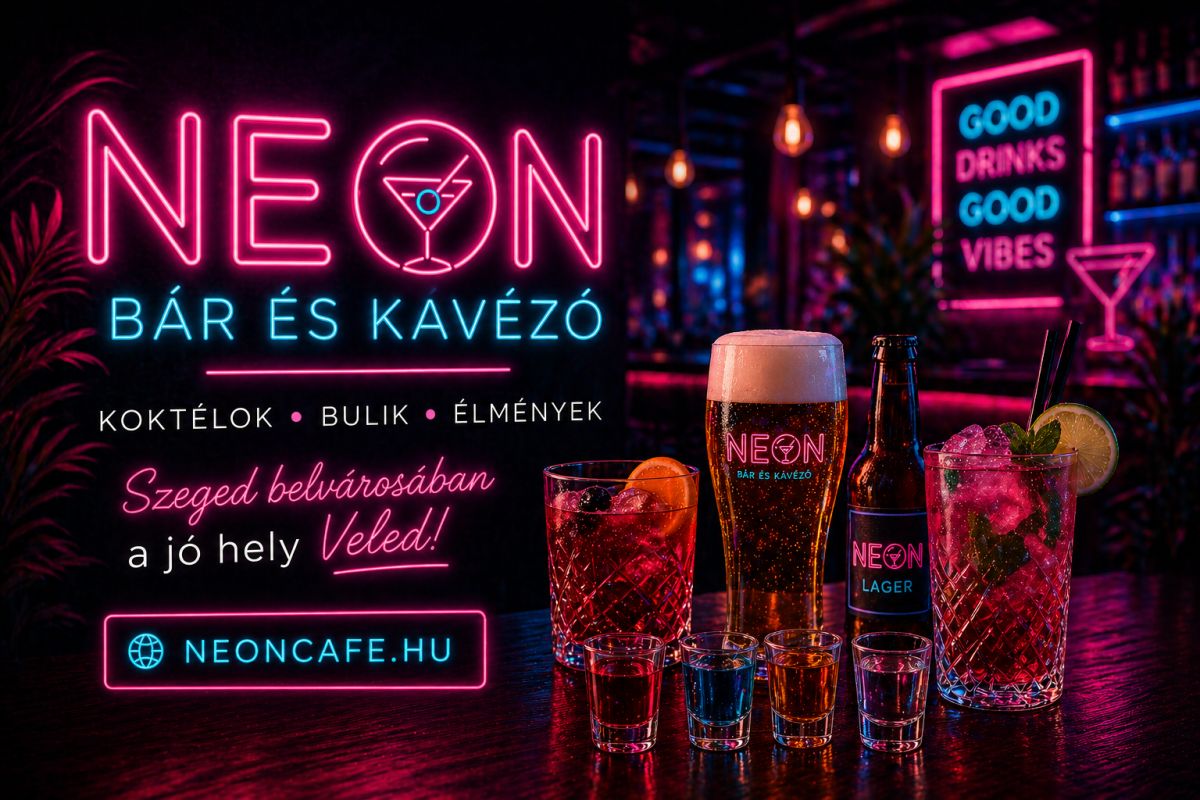 Neon Café Szeged koktélbár és karaoke bár belváros